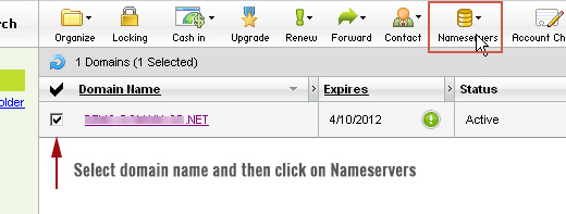 Editing nameservers for a domain on GoDaddy