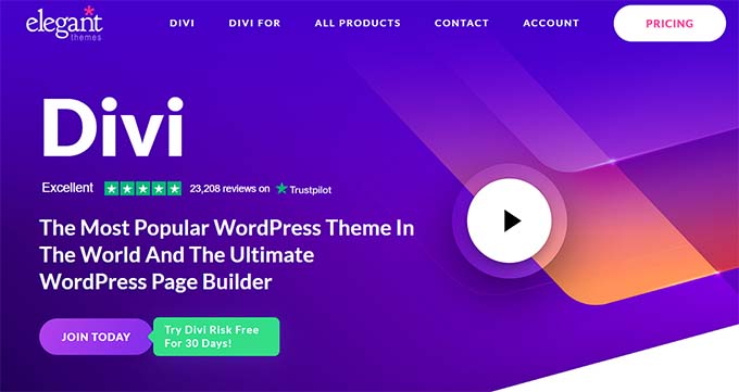 Divi Theme builder